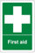 First Aid General Panneau de sécurité refermable 100 x 150 mm