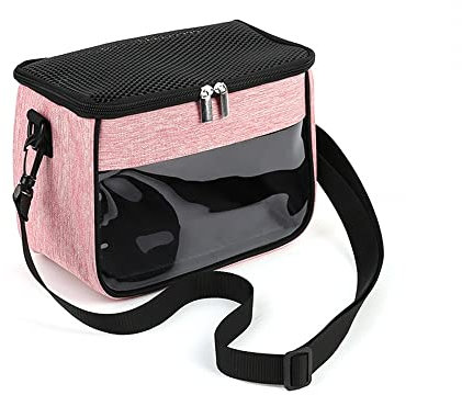 Meerschweinchen-Tragetasche, Atmungsaktive Hamster-Reisetasche, Tragbare Umhängetasche mit Riemen für Hamster, Meerschweinchen, Kleintier, Hasen, Igel, Marder