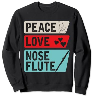 Flûte nasale Instrument de musique Sifflet de nez Humanatone Players Sweatshirt