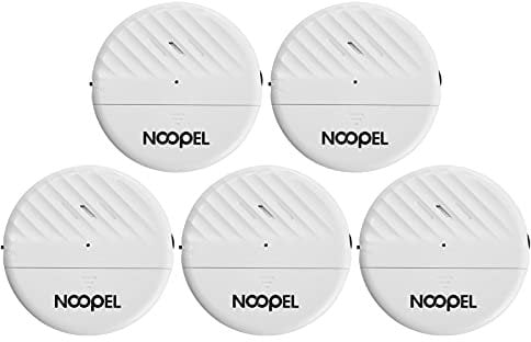 Window Alarm 5 Pack, 125DB Loud Glass Break Sensors, Detects Glassbreak & Vibration, with Adjustable Sensitivity, Fit for Any Window for Indoor Home Office Security