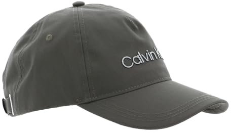 Calvin Klein Coated RTW Branding Cap Dark Olive