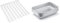 Weber 6320 Doppelspiesse, 8 Stück & 6415 Small 7-1/2-Inch-by-5-inch Aluminum Drip Pans, Set of 10