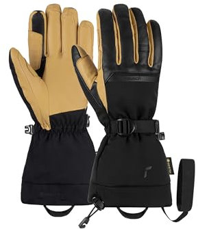 Reusch Discovery Gore-TEX Touch-TEC™, schwarz-Camel, 8