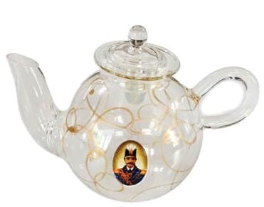 Mini Teapot for Brewing saffron_Saffron Teapot, Miniature glass teapot To bloom saffron For Saffron Tea and Cooking