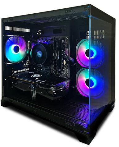 Fierce PC Gaming - AMD Ryzen 5 7600X 4.7-5.7GHz-5.3GHz, Radeon RX 7600 XT 16GB,16GB RAM DDR5, 1TB NV3 M.2 NVME SSD, 650W PSU, Windows 11