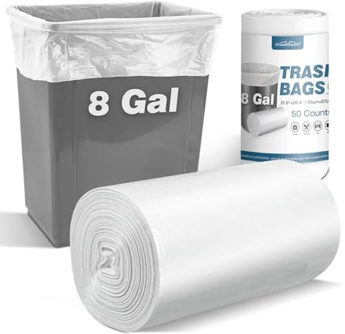 Charmount Sacs poubelle de 8 gallons 50