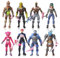 Philoctes 8 Stück Battle Figuren Set, 11 cm Figuren mit Erntewerkzeugen, Minifiguren Cake Topper, Geburtstag Party Kuchen Dekoration für Kinder, Figuren Spielzeug für Jungen & Mädchen