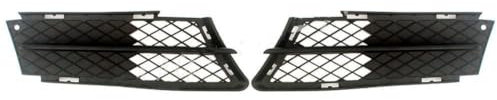 Automotive Stoßstange Nebelscheinwerfer Gitter für BMW 3 Series E90 2006 2007 2008, ABS Stoßstange Gitter Abdeckung LINKS + RECHTS Nebelscheinwerfer Lüftungsgitter,C-1 Pair