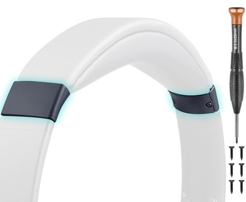 SOULWIT Archetto Coperchio Laterale Cursore per Bose QuietComfort 35 & QC35 II (QC35ii)/QC45/QuietComfort SE (QC SE)/Quiet Comfort Wireless Cuffie, Ricambio Kit per Archetto Tappi Terminali