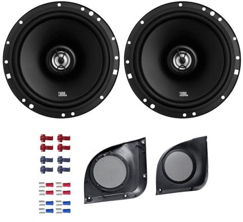 JBL Stage1 621F Lautsprecher mit Einbauset passend für FIAT Punto (188) 1999-2007 Türen vorne 350W 165mm 2 Wege Koax