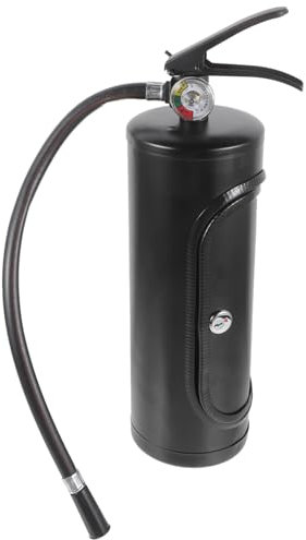 Cabilock Caja De Almacenamiento De Licor Extintor De Incendios Vinoteca Metálica Creativa Soporte para Botellas Obsequio para Hombres Almacenamiento De Whisky y Vino Diseño Único Portátil