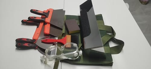 Pour Cloisons Sèches Domestiques, Comprenant Plusieurs Modèles de Grattoirs, de Couteaux à Mastic, de Planches à Boue, de Grattoirs à Peinture et de Fentes à Mastic Ensemble de 6 Couteaux