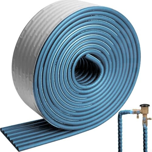 HpLive Cinta aislante para tuberías, 8 cm x 2 m, para interior y exterior, color azul