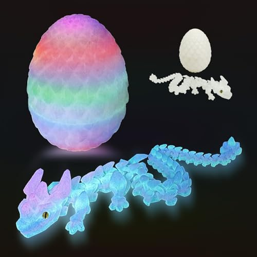 SPERMUOY Drachenei,3D Drache im Ei mit Beweglicher Drache