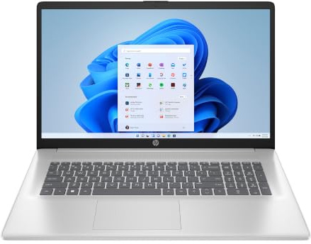 HP Laptop 17,3 Zoll Full HD Display, Intel Core 7 150U, 32GB RAM, 512GB SSD, Windows 11 Pro, WLAN 6, Bluetooth, Notebook
