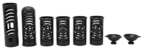 Fafeims Protection de Chauffage pour Aquarium, Antidéflagrant, Résistant aux Hautes Températures pour 25 W, 50 W, 75, Manchon de Tige Chauffante avec Ventouses, Assemblage Flexible pour Accessoire de