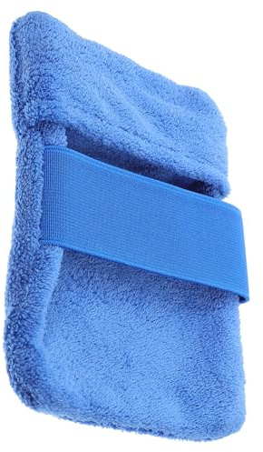 NAMOARLY Sandentfernungshandschuh für Strand Blau Nylon Lint, Sandentferner | Satinhandschuhe, Leicht zu Reinigen, Hautfreundlich, Entfernt Sand ohne Chemie