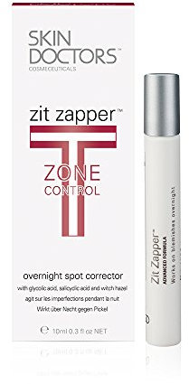 Skin Doctors Zit Zapper | Glycolic Acid | Salicylic Acid | Fast acting spot treatment| Reduces redness | 10ml