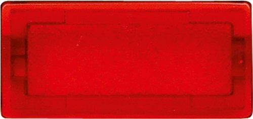 Merten 395900 Symbole, rechteckig, neutral, rot-transp