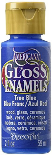 Americana Gloss Enamels Acrylic Paint 2Oz-True Blue