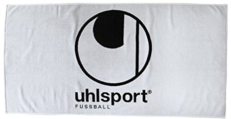 uhlsport Badetuch, weiß/schwarz, 72x140 cm