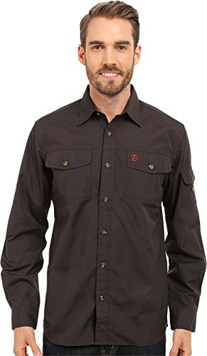 Fjällräven Singi Trekking Shirt | Aus weich vorgewaschenem G-1000®-Gewebe. Zwei Brusttaschen und eine Ärmeltasche, alle mit Patte und Knopf.
