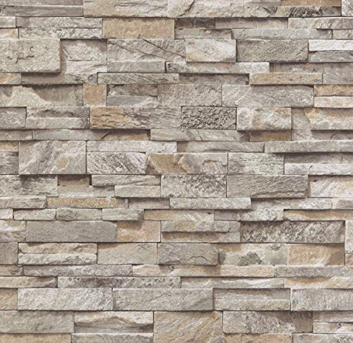 Sweet & Cool Slate Stone Natural Wallpaper