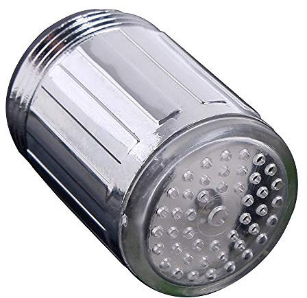 7 couleurs LED robinet, Auto à changement de couleur Glow lumineux LED Tête de buse de robinet de douche
