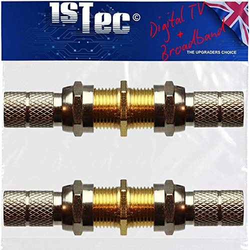1STec Digital TV Couplers (Twin Cable Kit, 4mm)