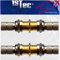 1STec Twin Twist-On F-Connector Coupler for Thinner Type Sky Plus HD Double Shotgun Satellite LNB Dish Cables Joining 2 x Smaller Sized 4mm x 10mm WF65 CT63 CB63R CB63 Wires as one Lead (2 x 4mm Kit)