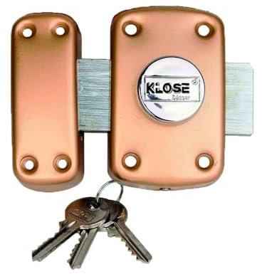 Verrou à Bouton KLOSE besser 3 clés 45 mm (trous 70x38 mm) - 45mm s'entrouvrant