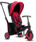 Smartrike - STR3 Mehrstufig 6 in 1 Dreirad faltbar Kinder mit Zertifizierung Kinderwagen für 1,2,3 Jahre, 5021533, Rot