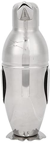 Penguin Cocktail Shaker Stainless Steel 500ml Capacity Shaker Cup Mojito Drink Mixer for Professional Bartenders Beginners Other Collectibles