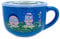 Silver Buffalo Rick and Morty Suppentasse aus Keramik mit belüftetem Kunststoffdeckel, 680 ml