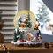 Marco Paul Interiors Christmas Village Winter Wonderland Musical Snow Globe Colour Changing Snow Sphere 12cm Festive Scene Xmas Indoor Use Home Décor