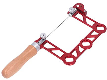 Sierra de Calar Manual, Hoja de Aleación de Acero, Empuñadura Cómoda, Sierra con de Madera, Ahorro de Mano de Obra para la Fabricación de Joyas para Carpintería(3 en)