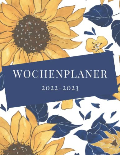 Wochenplaner 2022-2023: 16-Monats-Planer von September 2022 bis Dezember 2023