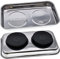 Dunnet Tools 23cm x 14cm Stainless Steel Magnetic Dish Tray for Parts Bolts Nuts Washers Screws Mechanic Hand Tools Automotive Pats Tray Professional DIY Screw Parts Bowl