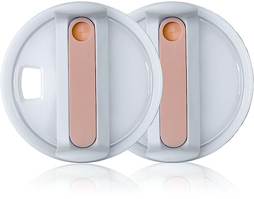 Tapa de vaso de 40 onzas para Stanley, a prueba de derrames, resistente a salpicaduras, funda de repuesto para accesorio de taza Stanley (paquete de 2) (rosa, 40 onzas)