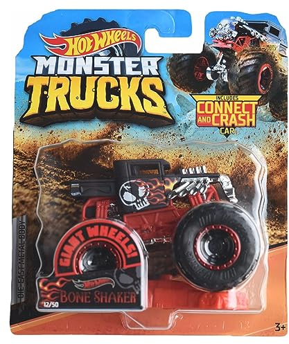 Hot Wheels Monster Trucks Bone Shaker - Connect and Crash 12/50