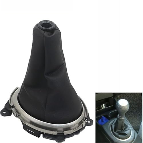 Cakievro Auto Schaltsack, Auto Schalthebel PU Leder Überzug Gangschaltung Schaltsack Staubabdeckung für Hon-da Fit Jazz 2009 2010 2011 2012 2013 2014 2015