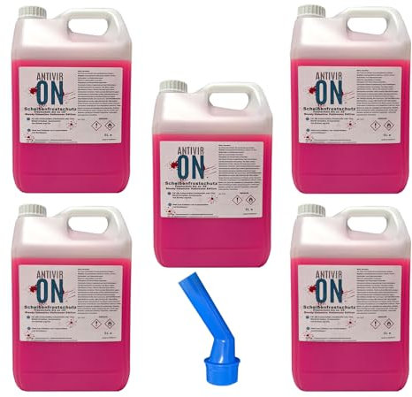 1L - 30L Premium Scheibenfrostschutz -60°C (R) Ausgiesser inklusive Wischwasser Christmas Edition Fertigmix Auto Scheibenwaschanlage (Scheibenfrostschutz -60°C, 1 x 25Liter)
