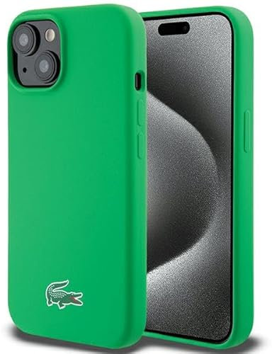 Lacoste LCHMP15MSLON Hülle für iPhone 15 Plus / 14 Plus 6.7 Grün hardcase Silicone