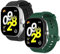 WD&CD Cinturino Compatibile per Xiaomi Redmi Watch 4 / Xiaomi Smart Band 8 Pro [2 Pezzi], Braccialetto di Ricambio Silicone Sportivo Cinturino Compatibile per Redmi Watch 4(Nero+Verde)