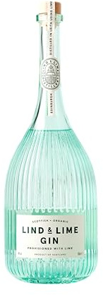 Lind & Lime | Gin aus Schottland | biologisch | 7 Botanicals | rosa Pfeffer und Limette | 100% Plastikfrei | 100% grüne Energie | 1500 ml | 44% Vol.