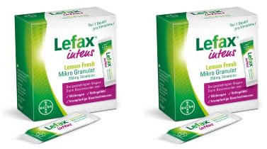 LEFAX intens Lemon Fresh Mikro Granulat 250 mg Simeticon (2x 50St)