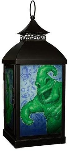 Spirit Halloween The Nightmare Before Christmas Oogie Boogie Lantern | Officially Licensed | NBC Décor | Lighting