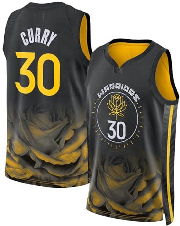 Basketball Trikot Shirt für Herren 2025, Ärmelloses Atmungsaktives T-Shirt Weste, Spieltrikot für Erwachsene, Gelb XL