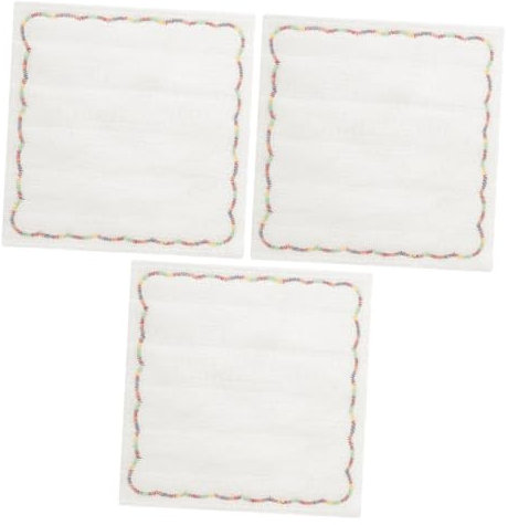 KOMBIUDA 3 Piezas Limpiadoras De Algodón Paños para Limpiar Platos Trapo para Lavar Platos Paño De Limpieza Reutilizable Paño De Cocina Toalla para Plato Hilo De Algodón