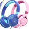 Kinder Kopfhörer [2er-Pack], EarFun Kopfhörer Kinder mit Kabel, 85dB Lautstärkenbegrenzer, Superleicht, Faltbarer, Einstellbar, Stereoklang, 90 Grad drehbarer, On-Ear Kinderkopfhörer für Schule/Tablet
